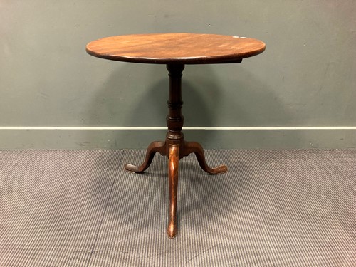 Lot 333 - A George III mahogany tripod table, the...