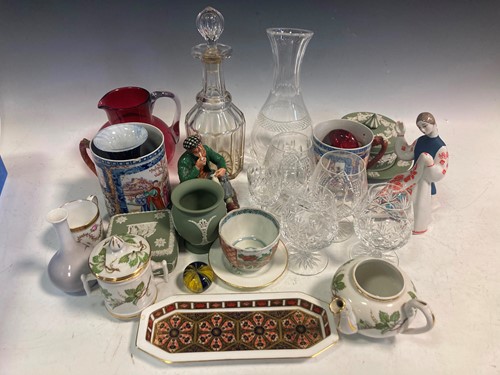 Lot 65 - Assorted china and glass including Wedgwood,...