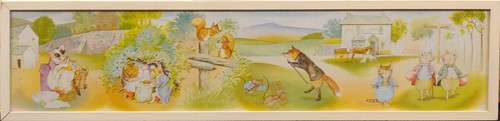 Lot 276 - Frederick Warne 1952 Beatrix Potter nursery...