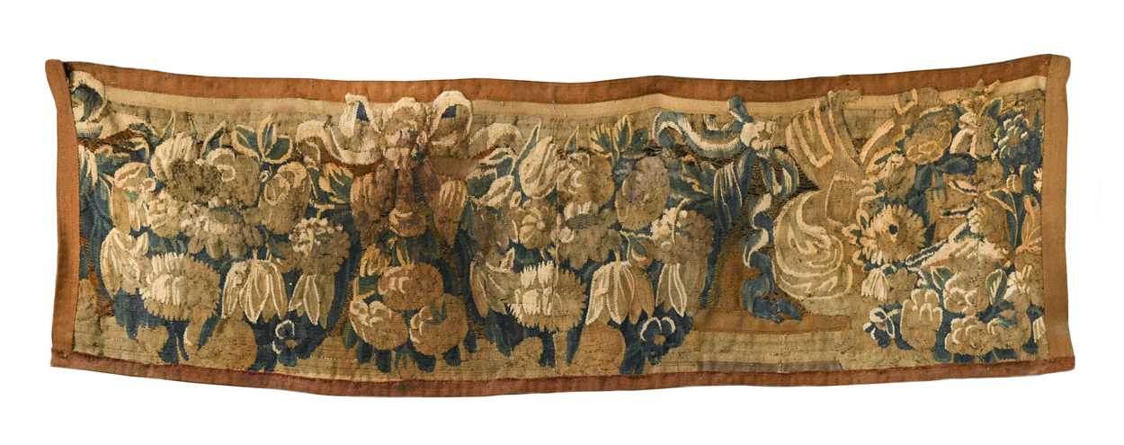 Lot 302 - A Belgian verdure tapestry panel, 18th century