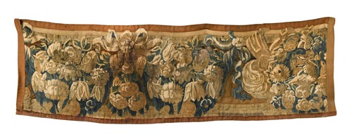 Lot 302 - A Belgian verdure tapestry panel, 18th century