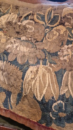 Lot 302 - A Belgian verdure tapestry panel, 18th century
