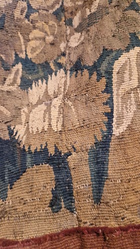 Lot 302 - A Belgian verdure tapestry panel, 18th century