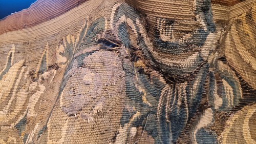 Lot 302 - A Belgian verdure tapestry panel, 18th century
