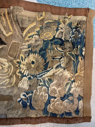 Lot 302 - A Belgian verdure tapestry panel, 18th century