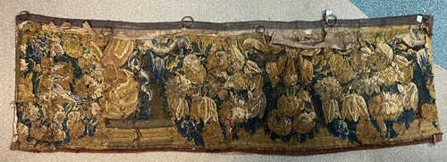 Lot 302 - A Belgian verdure tapestry panel, 18th century