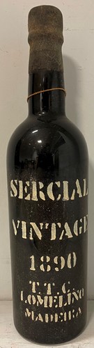 Lot 191 - Madeira Sercial Vintage 1890