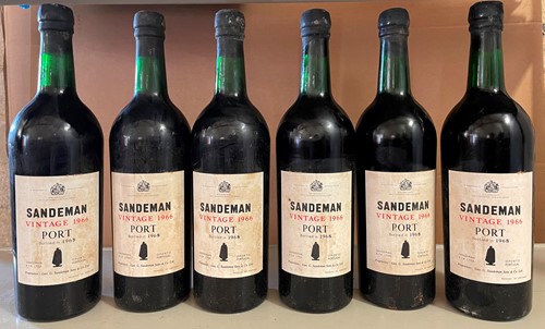 Lot 176 - Sandeman's Vintage Port 1966