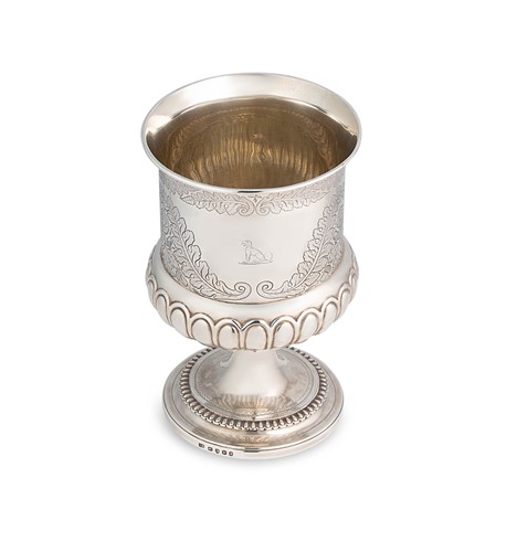 Lot 507 - A George III silver goblet