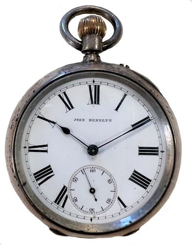 Lot 269 - John Bennett, London - A Victorian fine silver open faced pocket watch