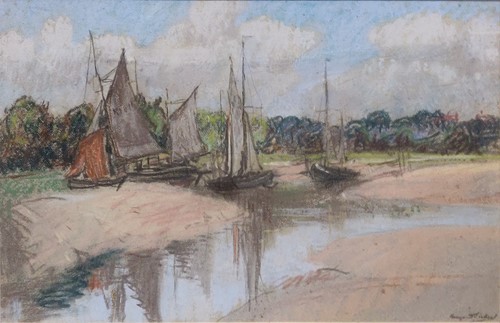 Lot 267 - Bernard Sickert (1863-1932) ships in an...