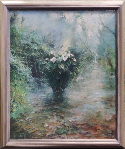 Lot 225 - Terry Lee (b. 1935) In the Deep Valley signed...