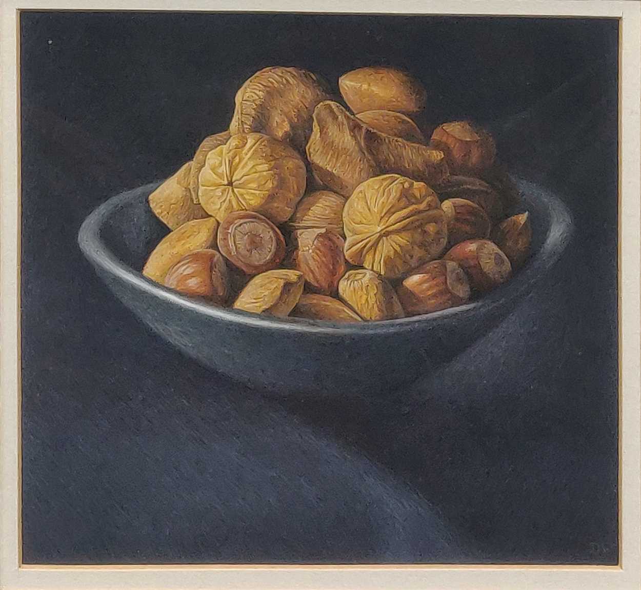 Lot 230 - Dylan Waldron Three fruit and nut still life...
