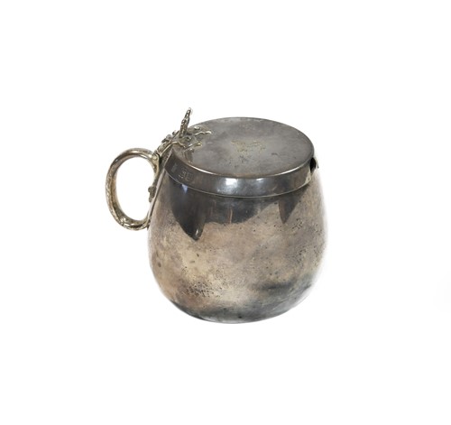 Lot 536 - A Victorian silver mustard, mark of Hunt & Roskell