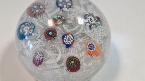 Lot 2 - A facetted Clichy paperweight