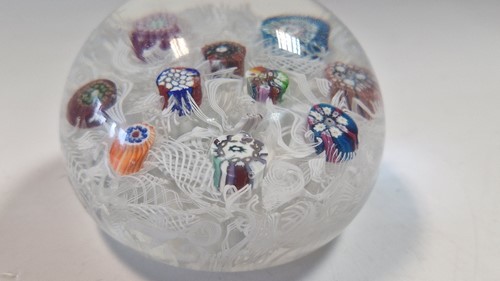 Lot 2 - A facetted Clichy paperweight