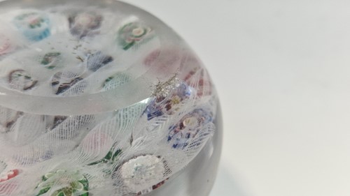 Lot 2 - A facetted Clichy paperweight