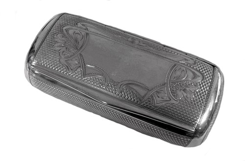 Lot 179 - A German metalwares silver snuffbox, no...