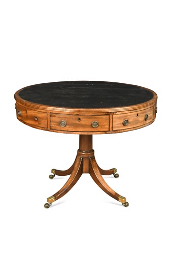Lot 538 - A Regency mahogany drum table, early 19th century