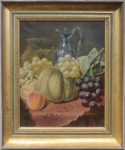 Lot 250 - T. Johnston (late 19th century) Still life of...