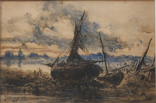 Lot 256 - Thomas Henry Nicholson A pair of shipping...