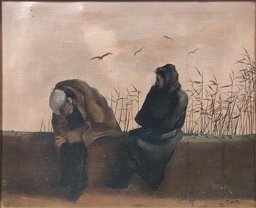Lot 254 - 20th century, possibly Swedish  study of two...