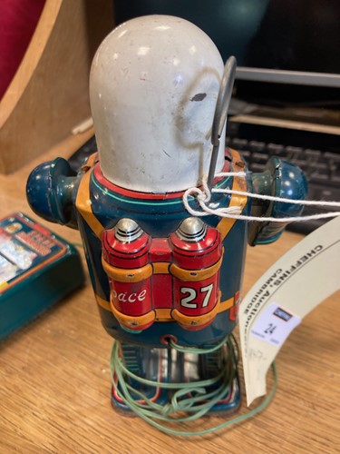 Lot 24 - Masudaya Space Commando Astronaut - Japanese...
