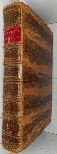 Lot 121 - JOHNSON (Samuel) A Dictionary of the English...