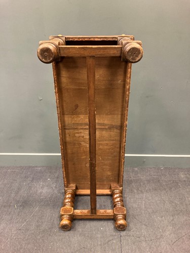 Lot 381 - Leather barely twist coffee table 40 x 131 x 51cm