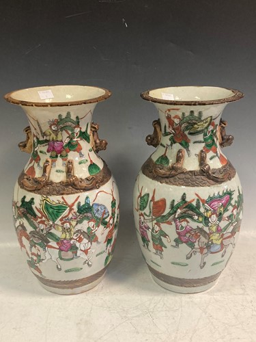 Lot 8 - A pair of late 19th century Japanese vases...