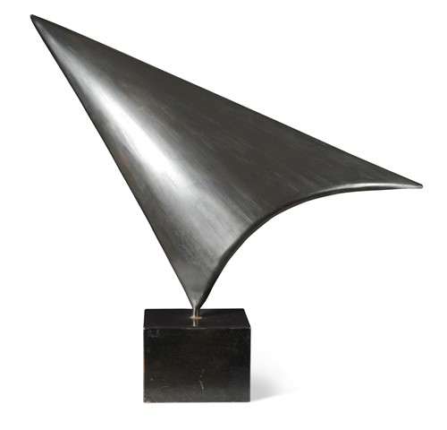 Lot 86 - In the manner of Margaret Lovell (born 1939), a bronze sail form