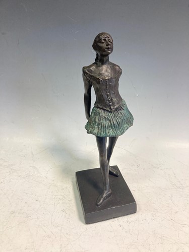 Lot 15 - After Edgar Degas, Little Dancer, bronze,...