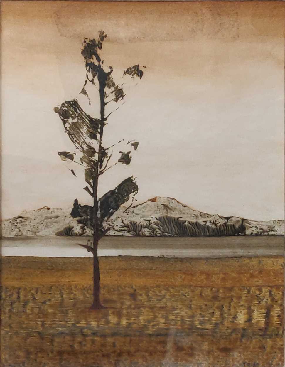 Lot 253 - John Ridgewell (1937-2004) Trees and a River