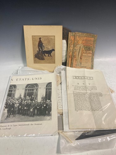 Lot 90 - Large box of ephemera, 19th-20th century