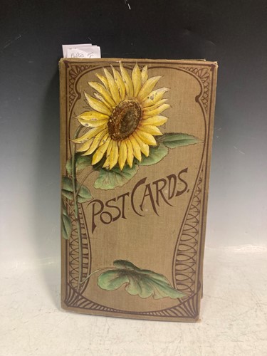 Lot 93 - Art Nouveau postcard album with over 200...