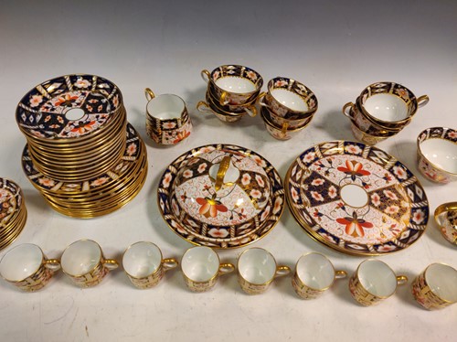 Lot 146 - A Royal Crown Derby tea & coffee service,...