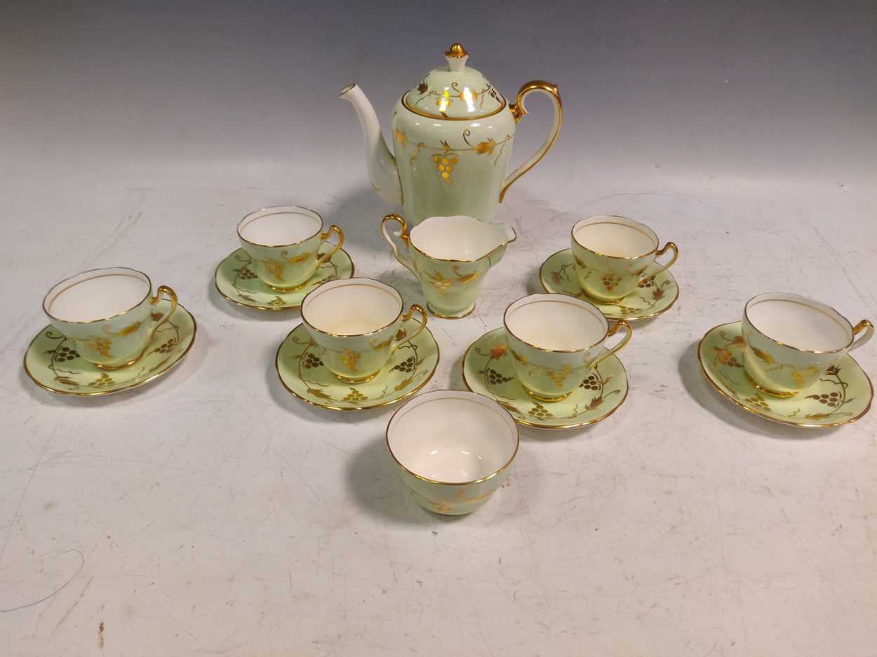 Lot 118 - A Royal Crown pottery Trentham coffee service,...