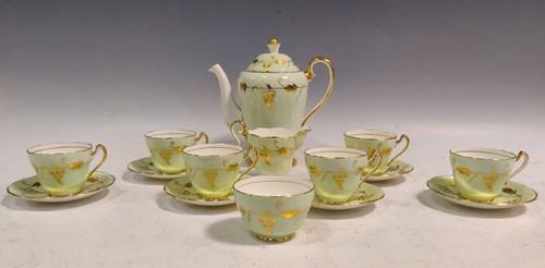 Lot 118 - A Royal Crown pottery Trentham coffee service,...