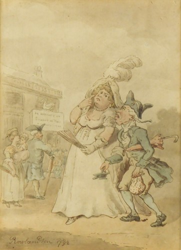 Lot 206 - Attributed to Thomas Rowlandson (1756-1827)