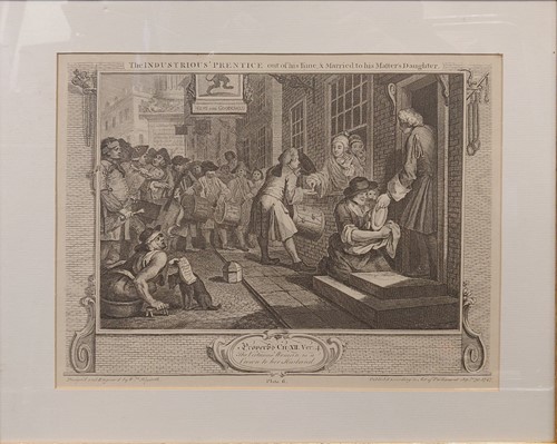 Lot 286 - A collection of 18 pictures to include a print...
