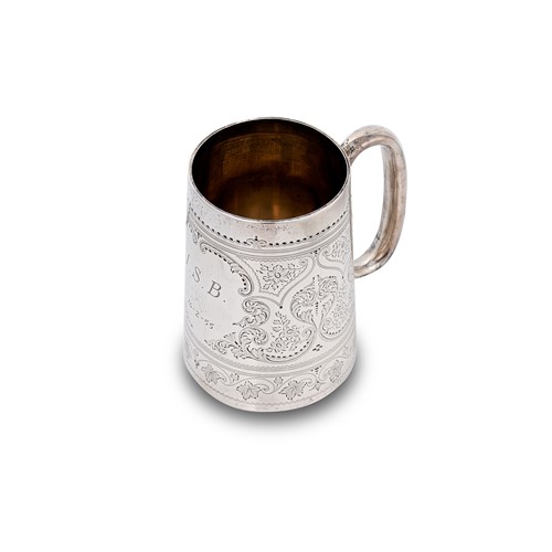 Lot 380 - A Victorian silver mug