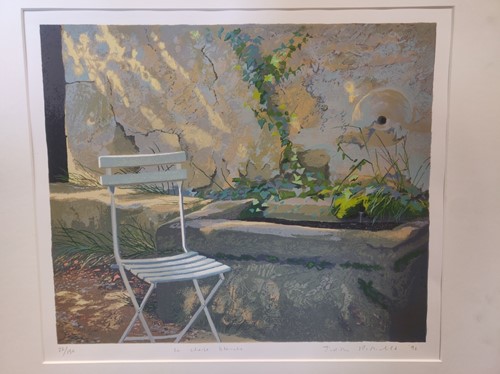 Lot 229 - Judith Rothschild La chaise blanc signed and...
