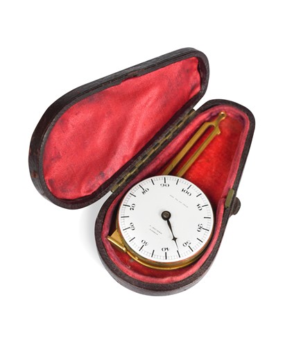 Lot 639 - A distance scale dial measure by C. Becker, London