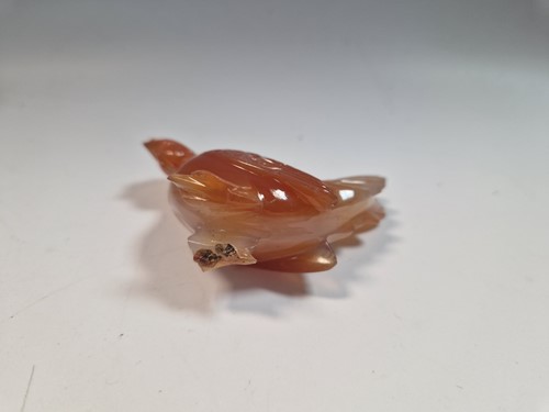 Lot 76 - A collection of seventeen Chinese carved agate animals
