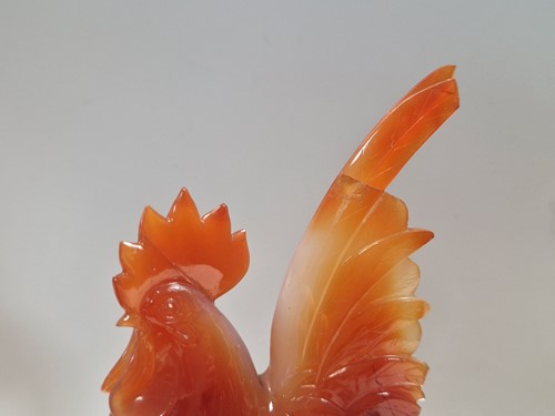 Lot 76 - A collection of seventeen Chinese carved agate animals