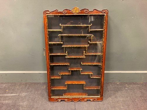 Lot 532 - A shallow Chinese glazed wall cabinet, 86 x 52...