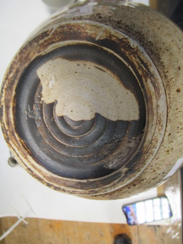 Lot 72 - Eight items of studio pottery, including two...