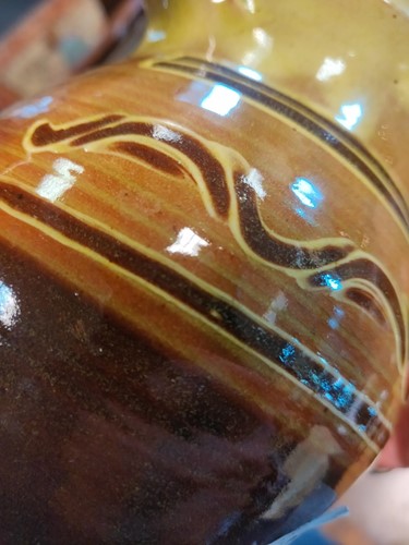 Lot 72 - Eight items of studio pottery, including two...