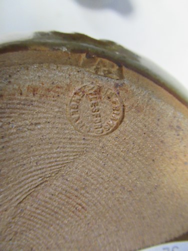 Lot 72 - Eight items of studio pottery, including two...