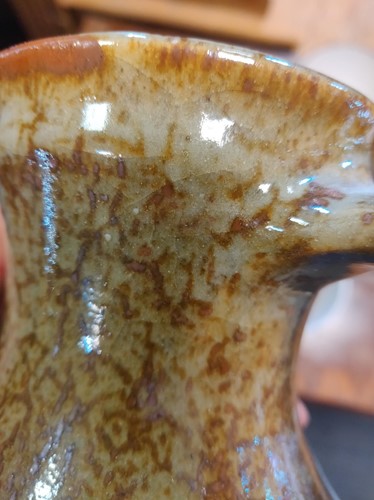 Lot 72 - Eight items of studio pottery, including two...